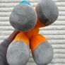 Palz Orange Plush Soft Giraffe His neck is a bit too loose Used Please look at the pictures Image 7