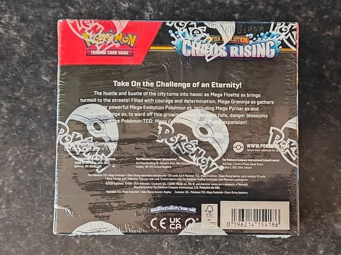 FREE Tracked Shipping. Pokemon Chaos Rising Booster box