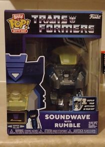 Funko Pop Culture! Bitty Bot Soundwave with Rumble