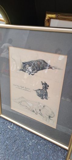 2 Dog Prints Louis Wain