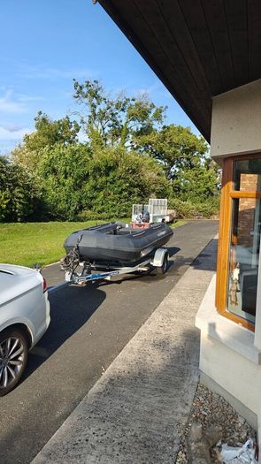 Boat, Engine and Trailer - Pioneer Steady 400