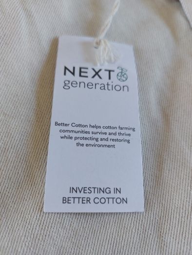 Next Cream Denim Skirt Size 18