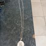 silver chain and locket Image 2