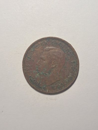 Uk 1/2 penny coin