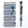 1 set 115-in-1 Precision Screwdriver Set, 115-in-1 Magnetic Repair Tool Kit, Anti-Slip Portable Tool Kit, Professional Screwdriver Tool Kit, Ergonomic Handle, Small Screwdriver for Mobile Phone, Computer, Watch, Laptop, Macbook, Glasses, Electronics Image 10