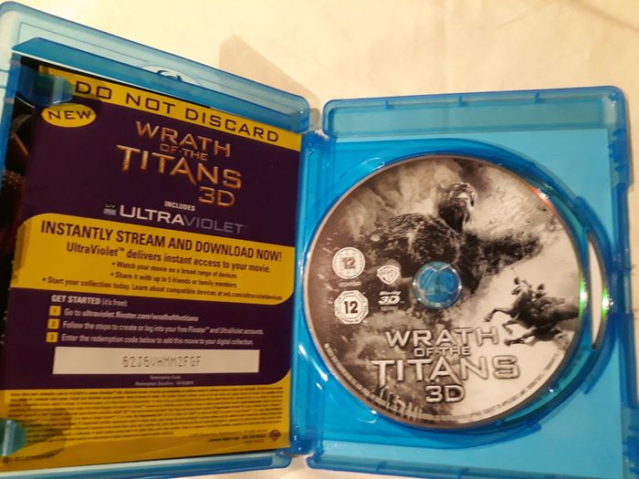 Blue-Ray-Wrath of The Titans 3D-Film
