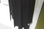 ladies black detailed dress