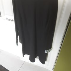 ladies black detailed dress