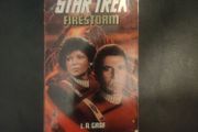 Star Trek Firestorm paperback book