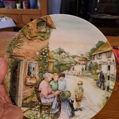 Royal Doulton The Lacemaker Collector Plate