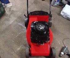 petrol lawnmower