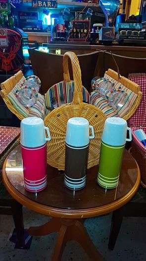 Vintage 1960's new/old stock Vacco flasks