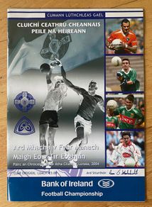 2004 Fermanagh v Armagh & Mayo v Tyrone - GAA All-Ireland Senior Football Championship Quarter Final Programme