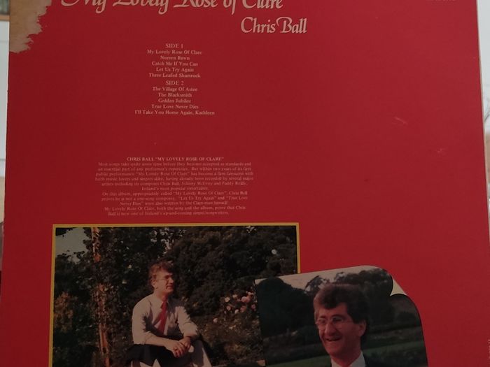 Chris Ball - My Lovely Rose Of Clare LP 1979
