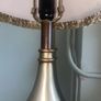 Vintage Style Ornate Table Lamp with Fabric Shade Image 4