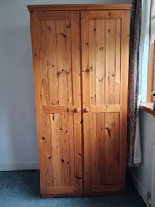 Pine wardrobe
