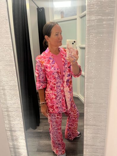 floral suit