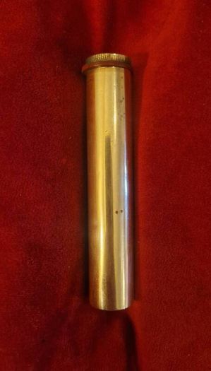 Original 1914 WWI British Army Brass Rifle Oiler - Lee Enfield - Marked