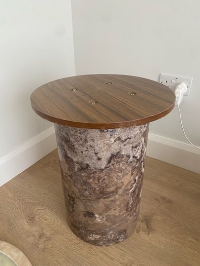 marble coffee table/side table