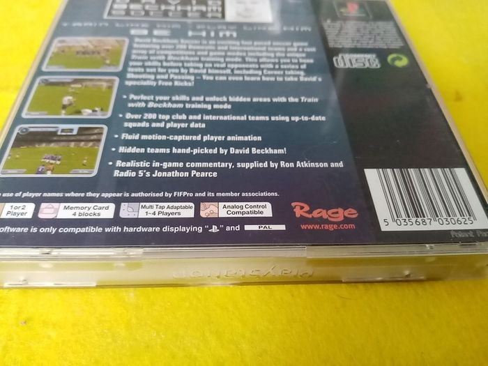 David Beckham Soccer PlayStation 1 Ps1 Games PlayStation 2 Ps2 Games Original