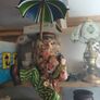 1970s Ceramic Hanging Clown Image 6