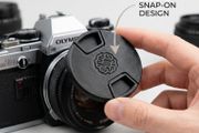 55mm Camera Lens Cap - Black
