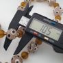 Antique Venetian African Style Eyes & Yellow Brown Glass Beads Necklace Image 8