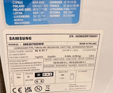 Samsung Integrated Fridge Freezer Premium Excellent. Condition