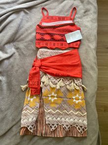NEW! Moana Costume Disney Official. Size 7-8y
