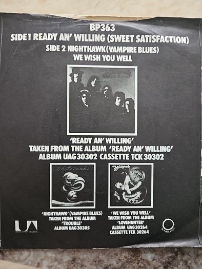 Whitesnake 7"