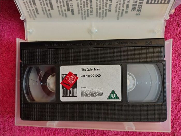 Videos "Michael Collins" and "The Quiet Man".  Near mint condition
