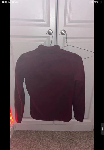 The North Face 100 Glacier Quarter Zip Fleece Small