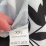 Black and White Leaf Print Wide Leg Trousers BNWOT Size XXL UK 16 Image 3