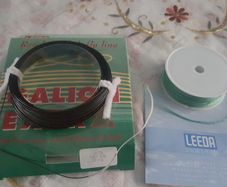 Fly line DT 7 sink with backing attached