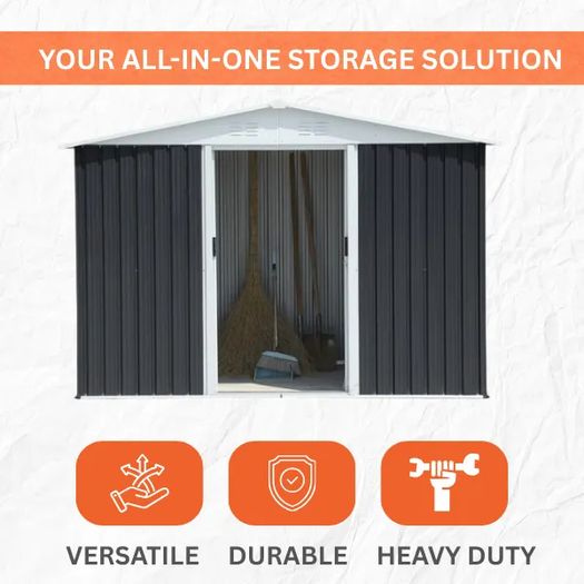 Metal Garden Shed 8x6FT