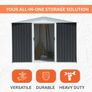 Metal Garden Shed 8x6FT Image 2