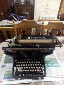 1920s Underwood typewriter