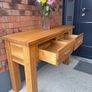 solid oak table Image 3
