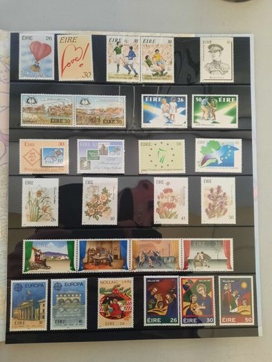 1990 issued Irish Special and Commerative Stamp Collection