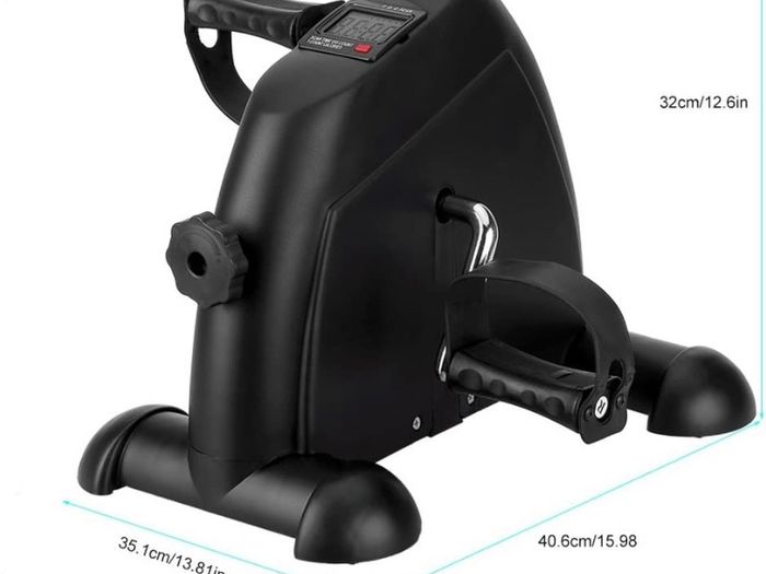 Mini Exercise Bike Pedal Exerciser Portable Home Office Leg Arm foot Cycle Bike with LCD Display & Adjustable Resistance Workout Gym Fitness Equipment Sitting Down Training Elliptical Machine MULTIPLE COLOURS AVAILABLE (FREE POSTAGE)