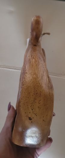 Handmade Wooden Swan Ornament