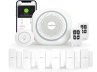 main image for ad Complete Alarm System with 1 Siren, 6 Door Window Sensors, 2 Remote Controls and 1 Doorbell, Real Time App Push, WiFi Works with Alexa