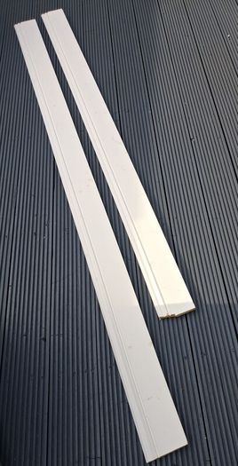 x2 Bundle - Prepainted Skirting Board - Length - 217cm x 12cm & 183cm x 12cm - RRP - 22.95 Each