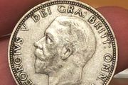 1933 Florin George V Silver