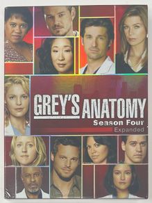 Grey's Anatomy The Complete Fourth Series 7 disc DVD television Series.