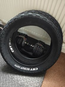 CST SCOUT 20X4.0 puncture resistant tyres- pair