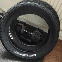 CST SCOUT 20X4.0 puncture resistant tyres- pair