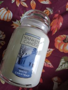 Yankee Candle White Christmas large jar