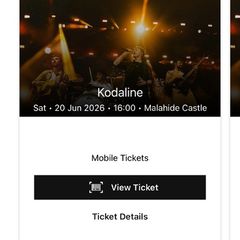 Kodaline tickets