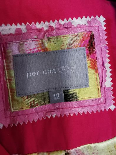 Per Una cotton blend Pink Jacket UK 12